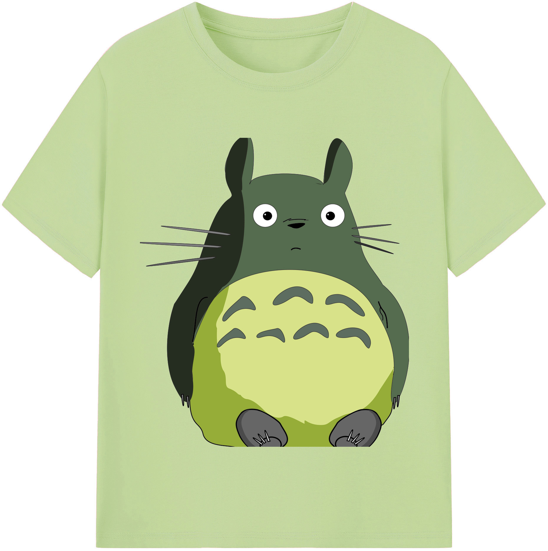 （画像用） となりのトトロ 草壁メイ 草壁サツキ My Neighbor Totoro Satsuki Kusakabe Mei Kusakabe 綿100％半袖Tシャツ（フロントプリント）
